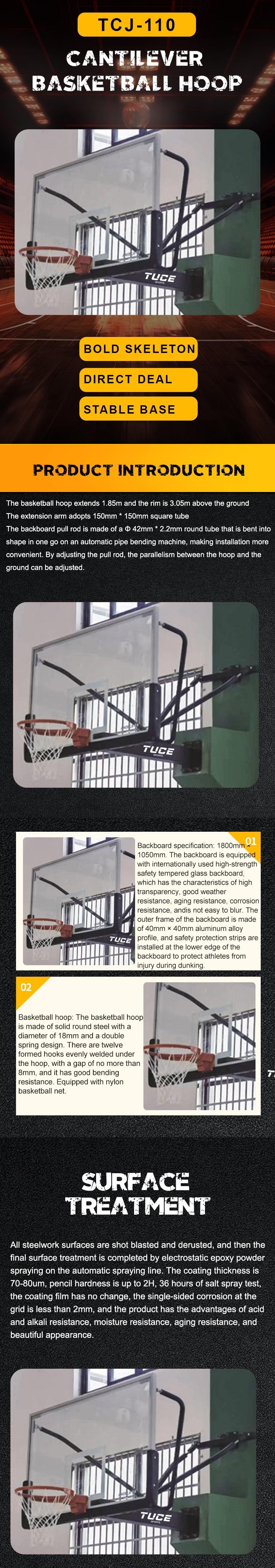 Cantilever basketball stand TCJ-110