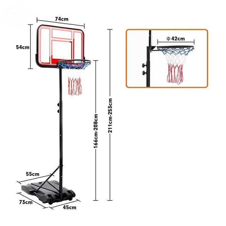 Water tank base basketball rack (without electronic counter) TC-1C-02