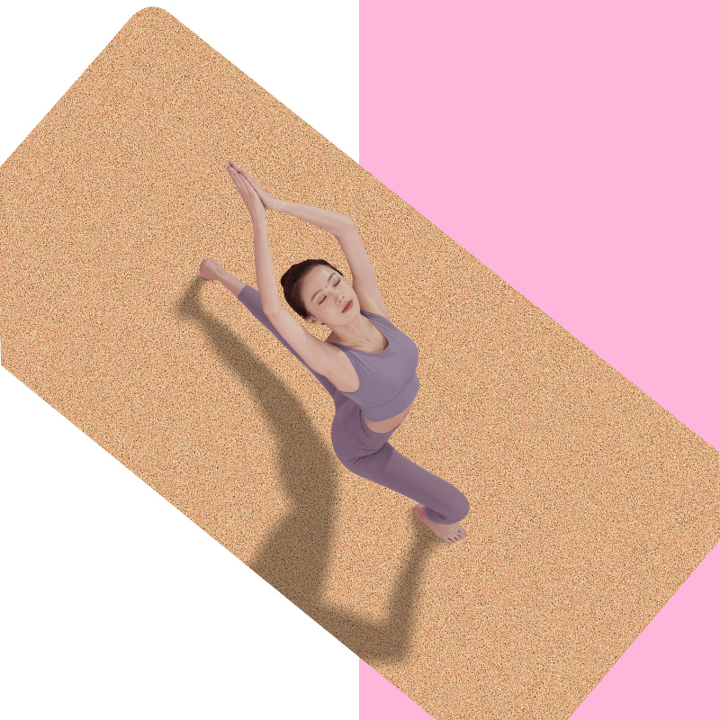 TPE+Cork Yoga Mat TC-YJD064